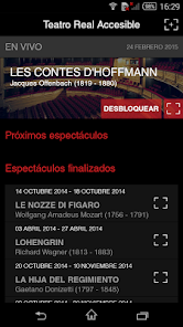 Captura 2 Teatro Real Accesible android