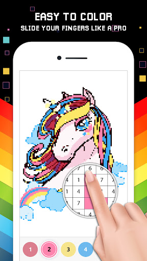 Screenshot of Unicorn Color by Number