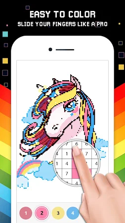 Game screenshot Unicorn Color by Number apk download