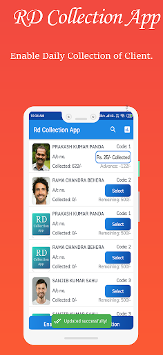 Android application Dop RD Daily Collection screenshort
