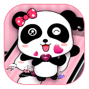 Pink Cute Bowknot Panda Theme 1.1.3 Icon