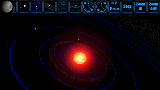 Android application Space Orbit 3D Simulation Free screenshort