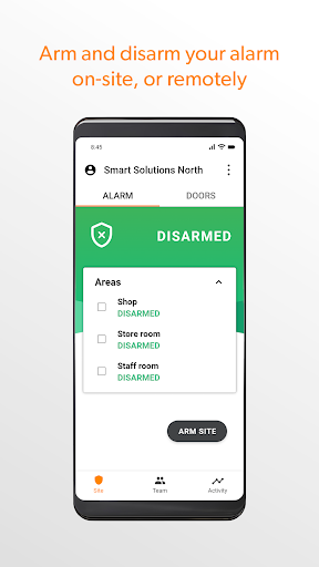 Android application Gallagher SMB screenshort
