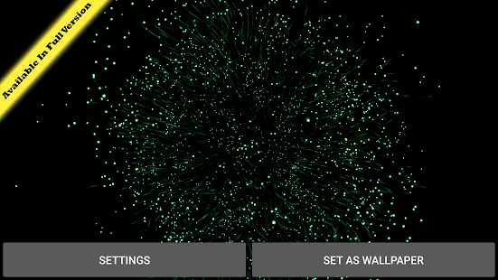 Blue Particles Live Wallpaper Screenshot