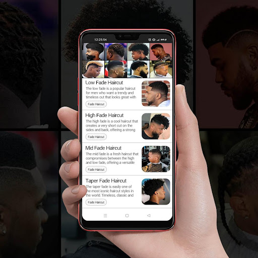 300 Fade Haircut for Black Men Screen 3