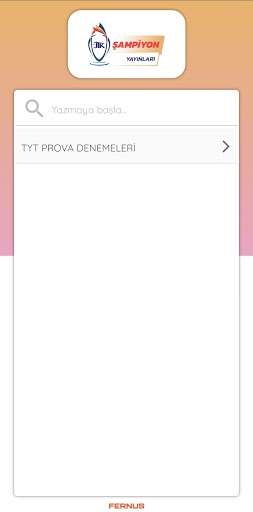 Android application JTK Şampiyon Çözüm screenshort