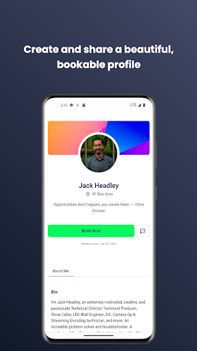 Android application Conneq screenshort