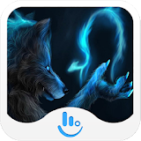 Glowing Wolf Keyboard Theme icon