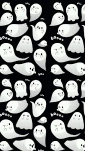 cute ghost wallpaper