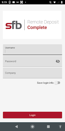 Android application sfb mRDC screenshort