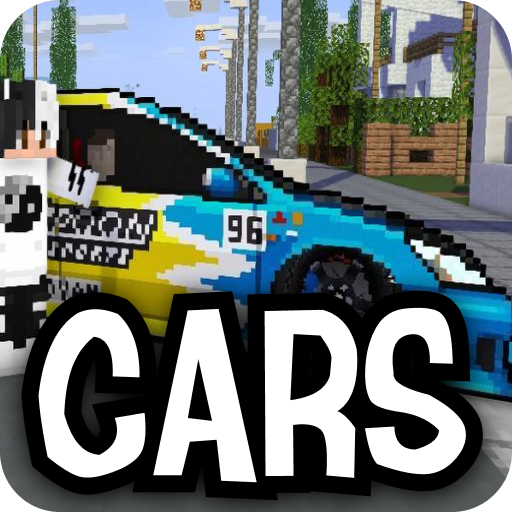 Racing cars for minecraft logo