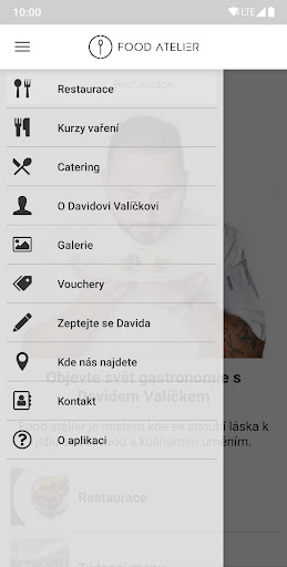 Android application Food Atelier screenshort