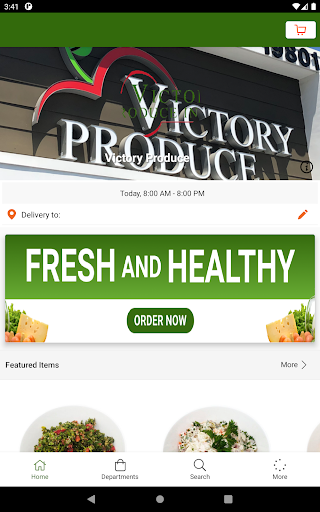 Android application Victory Produce screenshort