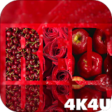 4K Red Video Live Wallpaper icon