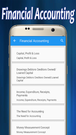 Android application Financial Accounting screenshort
