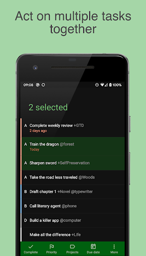 Todo.txt for Android Screen 3