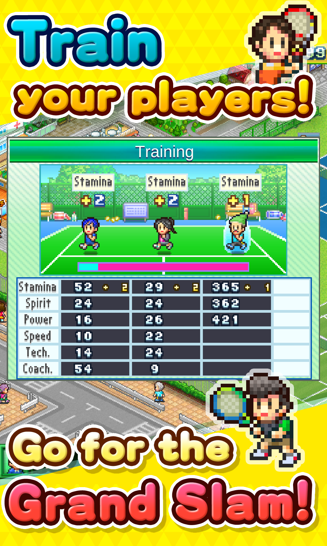 Android application Tennis Club Story screenshort