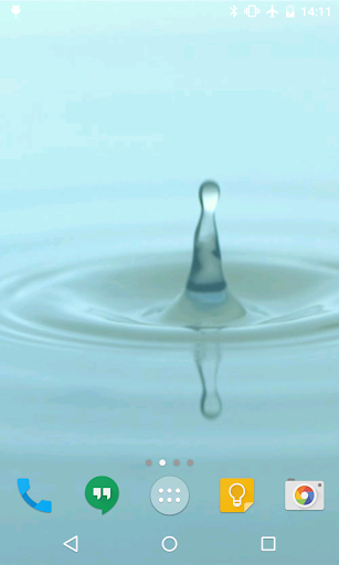 Water Drops Live Wallpaper Screen 3