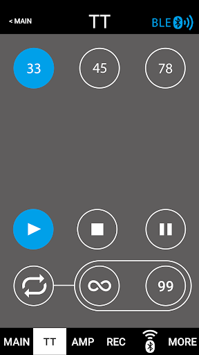 TTA-100 BLE Remoter Screen 2