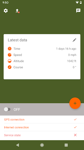 Android application GTS Tracking screenshort