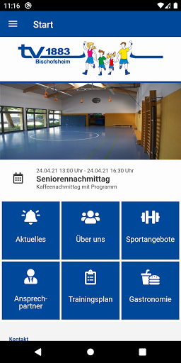Android application TV 1883 Bischofsheim e.V. screenshort