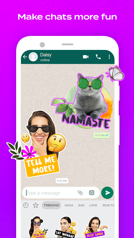 Sticker Maker for chats Emopix Screen 3