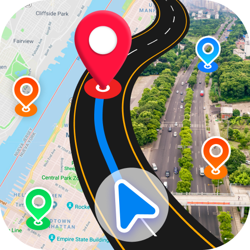 GPS, Voice Navigation, Maps logo
