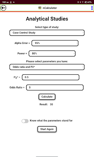 nCalculator- n-Sample Size