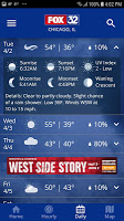 screenshot of FOX 32 Chicago: Weather
