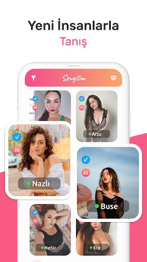 Android application Sevgilim: Sohbet & Partner Bul screenshort