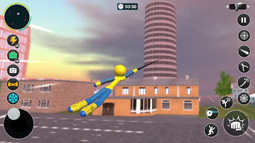 Android application Rope Fight Spider Adventure screenshort
