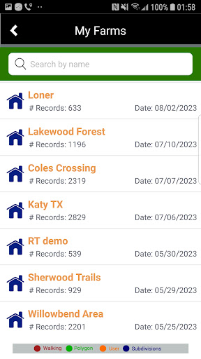 Android application Ticor Tech Farm screenshort