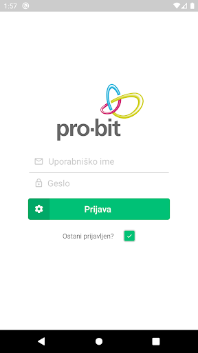 Android application PRO.4 SZO screenshort