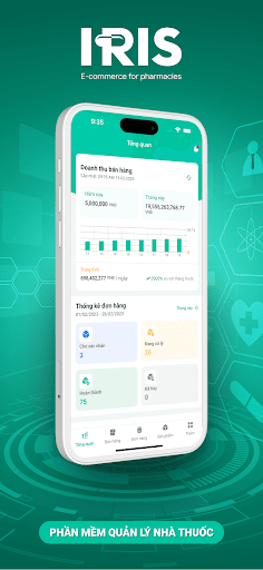 Android application IRIS - Quản lý nhà thuốc screenshort