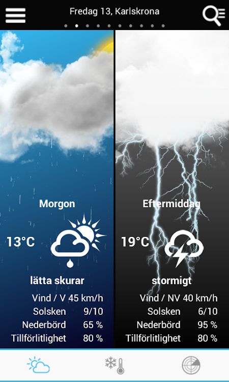 Weather for Sweden - 3.12.2.19 - (Android)