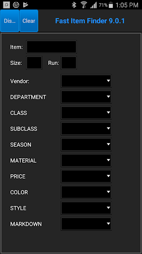 Android application Imagine Fast Item Finder screenshort
