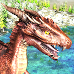 Cover Image of Download Flying Fire Dragon Simulator  APK