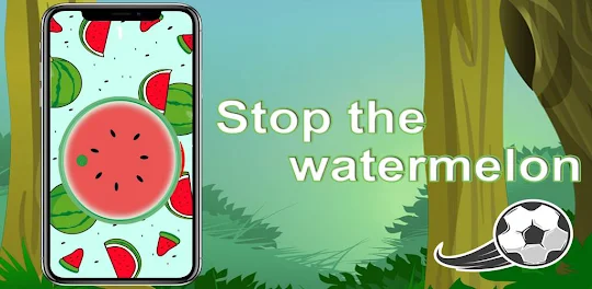 Stop the watermelon