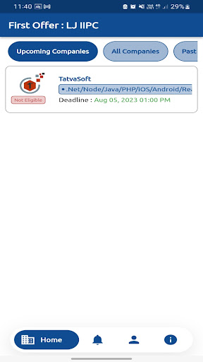 Android application First Offer LJ IIPC screenshort
