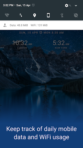 NetSpeed Indicator Screen 3