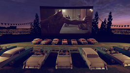 screenshot of CINEVR, Virtual Movie Theater