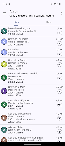 Vista previa de la aplicación