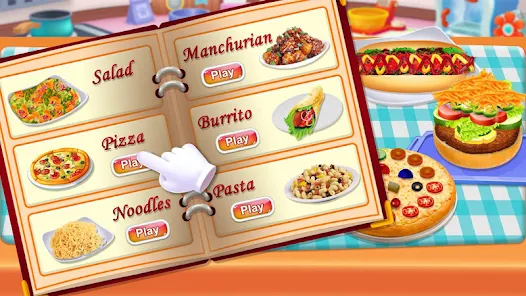 Culinária: jogo de comida – Apps no Google Play