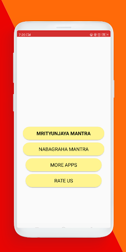 Android application Maha Mrityunjay Mantra screenshort