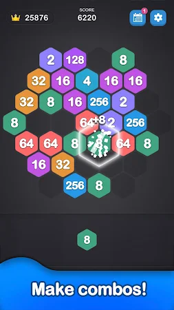 Game screenshot 2048 Hexagon-Number Merge Game hack
