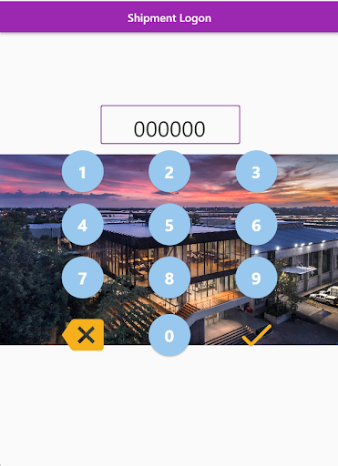 Android application SHIPMENT screenshort