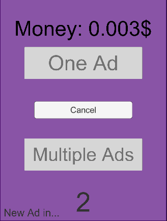 One Ad Screen 2