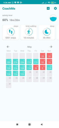 CoachMe - health tracker Screen 3