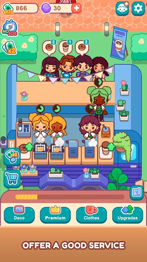 My Sweet Coffee Shop—Idle Gameのおすすめ画像3