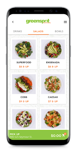 Greenspot Salad Company Screen 3